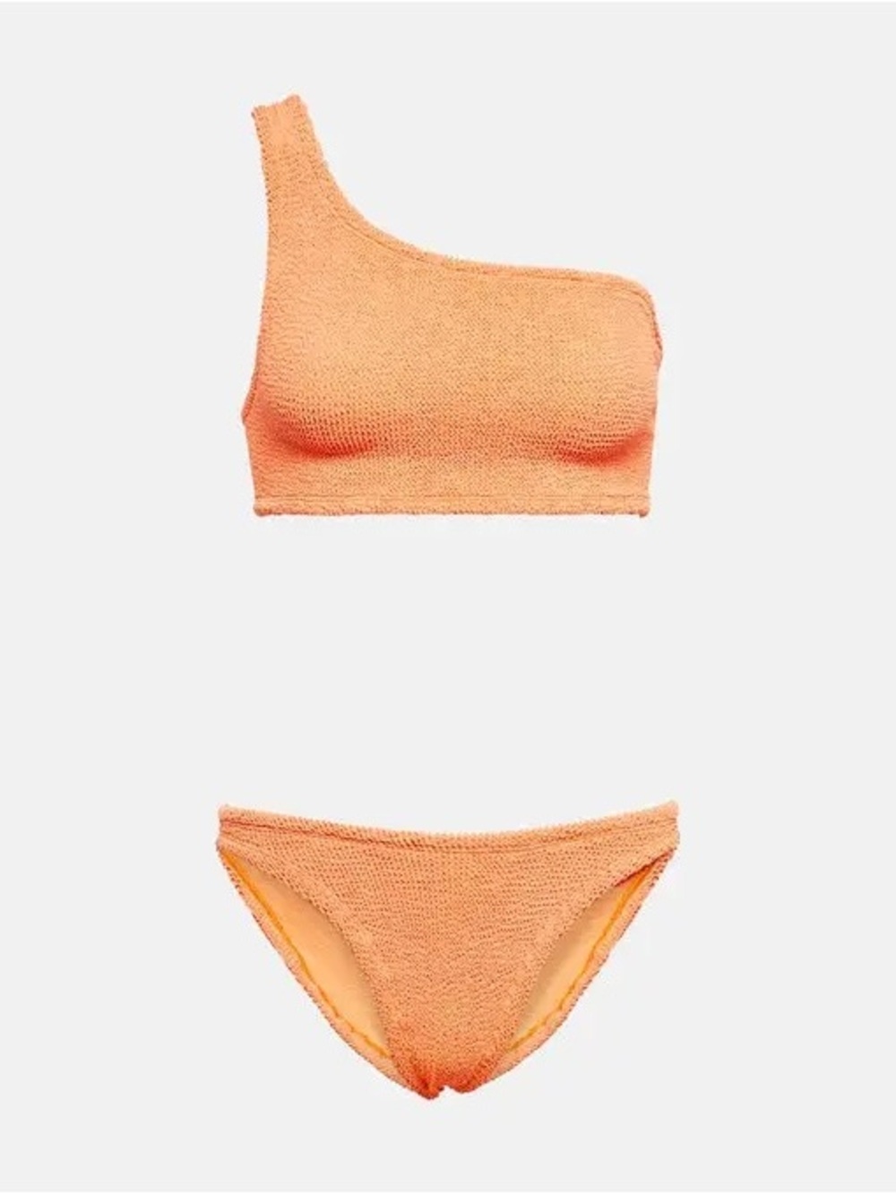 Hunza G Orange One Shoulder Bikini